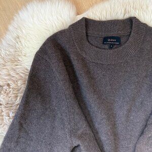 Mongolian Cashmere Oversized Crewneck Sweater
